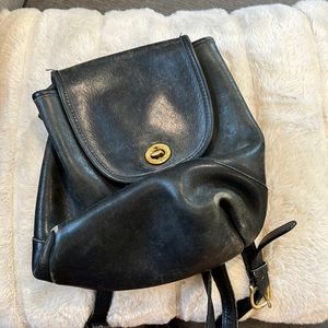 Vintage coach backpack bag